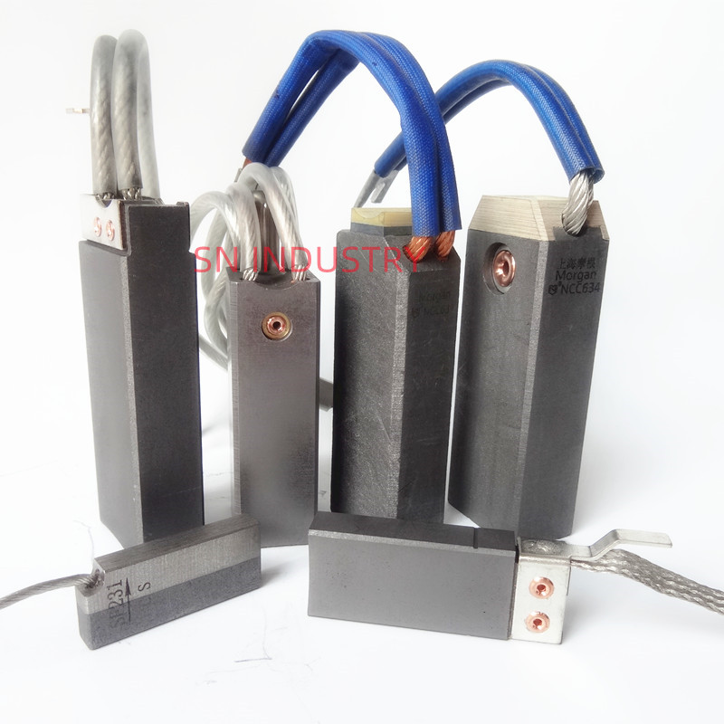 copper carbon brush with AG20/EG5U/LFC554/MA1147/CG626 for Wind grounding generator